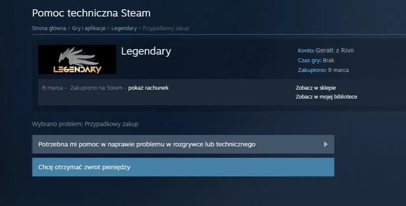 Polityka zwrotów Steam