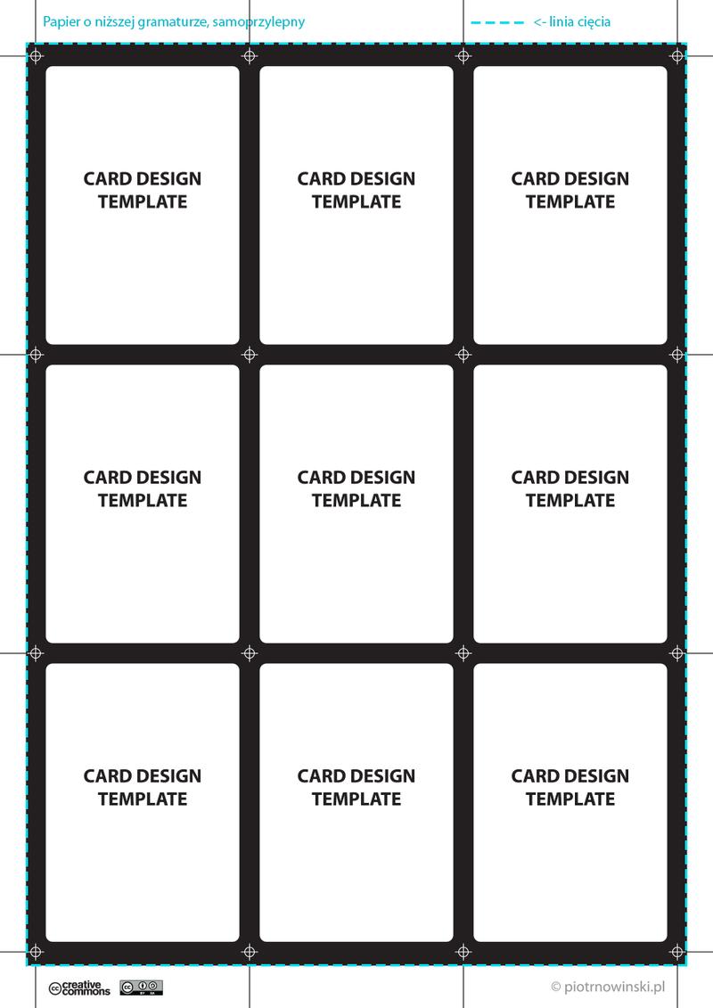 Domowe drukowanie kart do gry