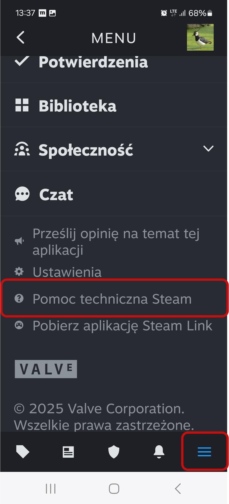 Gry Steam na telefonie