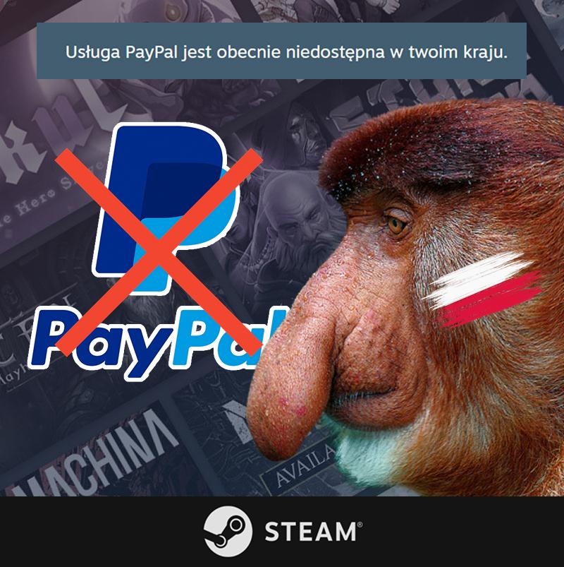 Przelew środków z Steam na PayPal