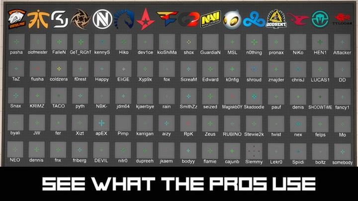 Wybór stylu celownika CS:GO