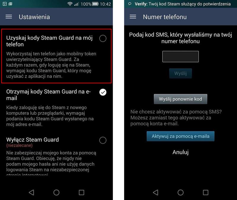 Bezpieczeństwo konta Steam