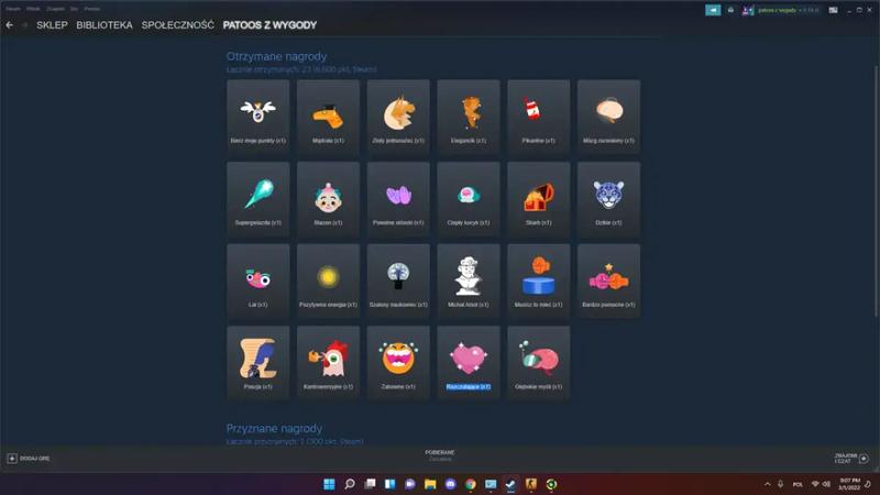 Wymiana punktów Steam