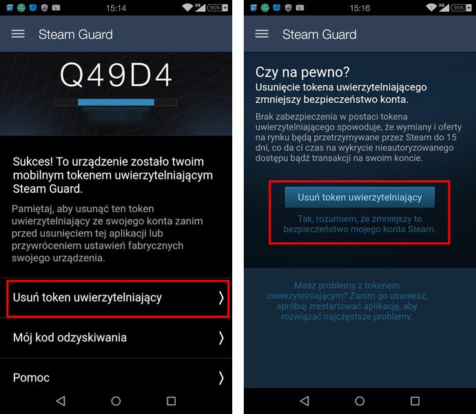 Bezpieczeństwo konta Steam