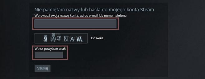 Wsparcie techniczne Steam