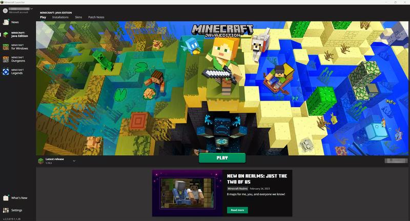 Minecraft na telefonie